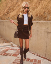 Cedar Sky Suede Jacket