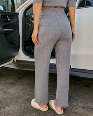 Reysa Ribbed Knit High Rise Pant