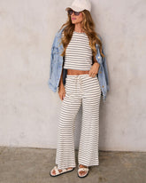 Albion Striped Drawstring Pants