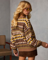 Sierana Knit Abstract Sweater