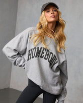 Homebody Chic Graphic Sweatshirt