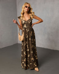 Prairie Reverie Printed Midi Dress