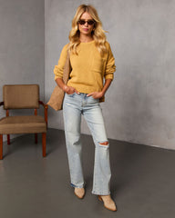 Bilos Relaxed Ribbed Knit Sweater