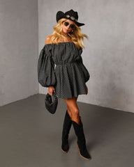 Antara Plaid Mini Dress