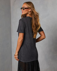 Skull Heart Short Sleeve Graphic Tee