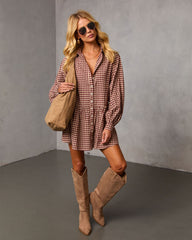 Tawnya Gingham Mini Dress