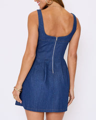 Odette Denim Mini Dress