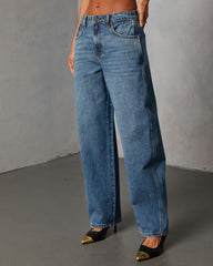 Brambelle Rigid High Rise Barrel Jeans