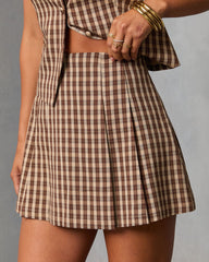 Rosalinde Plaid Mini Skirt