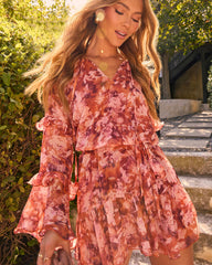 Alerie Waist Tie Mini Dress