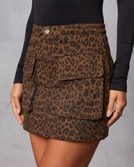 Rudie Leopard Mini Skirt