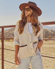 Heritage Ride Horse Motif Cardigan