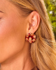 Marris Flower Stud Earrings
