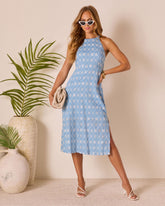 Summer Dreams Eyelet Floral Midi Dress