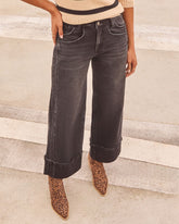 Stylist Stretch Wide Cuffed Jeans