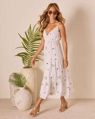 Sea Song Floral Maxi Dress