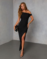 Reisa Off The Shoulder Maxi Dress