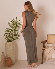 Party Crasher Ruched Maxi Dress