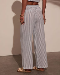 Perfect Streak Striped Wide Leg Pants