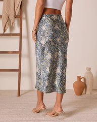 Poppy Dust Floral Maxi Skirt