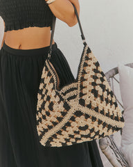 Full of Sunshine Woven Straw Shoulder Bag