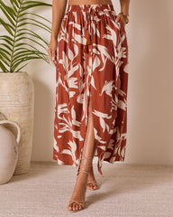 Roslina Tassel Tie Maxi Skirt