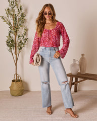 Nelda Floral Printed Top