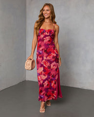 Amber Harvest Mesh Maxi Dress