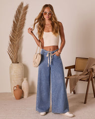 Solonge Rigid Drawstring Jeans