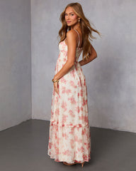 Harvest Bloom Corset Maxi Dress