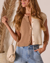 Naydine Color Block Vest