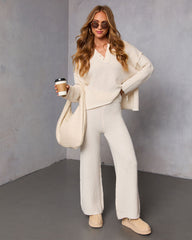 Chanie Knit Partial Button Top