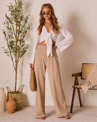 Magen Relaxed Wide Leg Pants