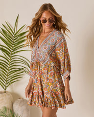 Sun Loves Caftan Mini Dress