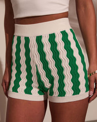 Dakota Wavy Stripe Shorts