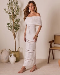 Siena Sun Strapless Knit Maxi Dress