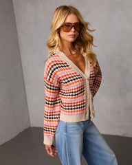 Before the Chill Abstract Cardigan