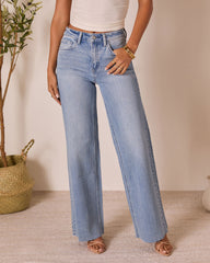 Celinah Stretch High Rise Wide Leg Denim