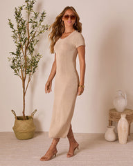 Afternoon Muse Knit Maxi Dress