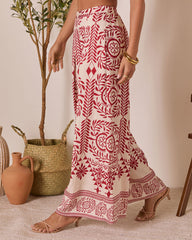 Homestead Wide Leg Printed Pants