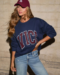 VICI Drop Oversized Graphic Sweatshirt