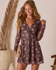 Freebird Bust Tie Mesh Romper