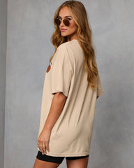 Stadium Shine Oversized Football Graphic Tee