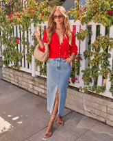 Bianka Denim Midi Skirt