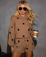 Perfect Spot Knit Polka Dot Sweater