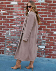 Dewberry Open Front Coatigan