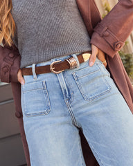 Greer Stacked Buckle Belt