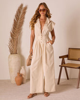 Dusky Vale Twill Jumpsuit