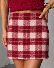 Imara Plaid Mini Skirt