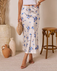 Selvie Floral Maxi Skirt